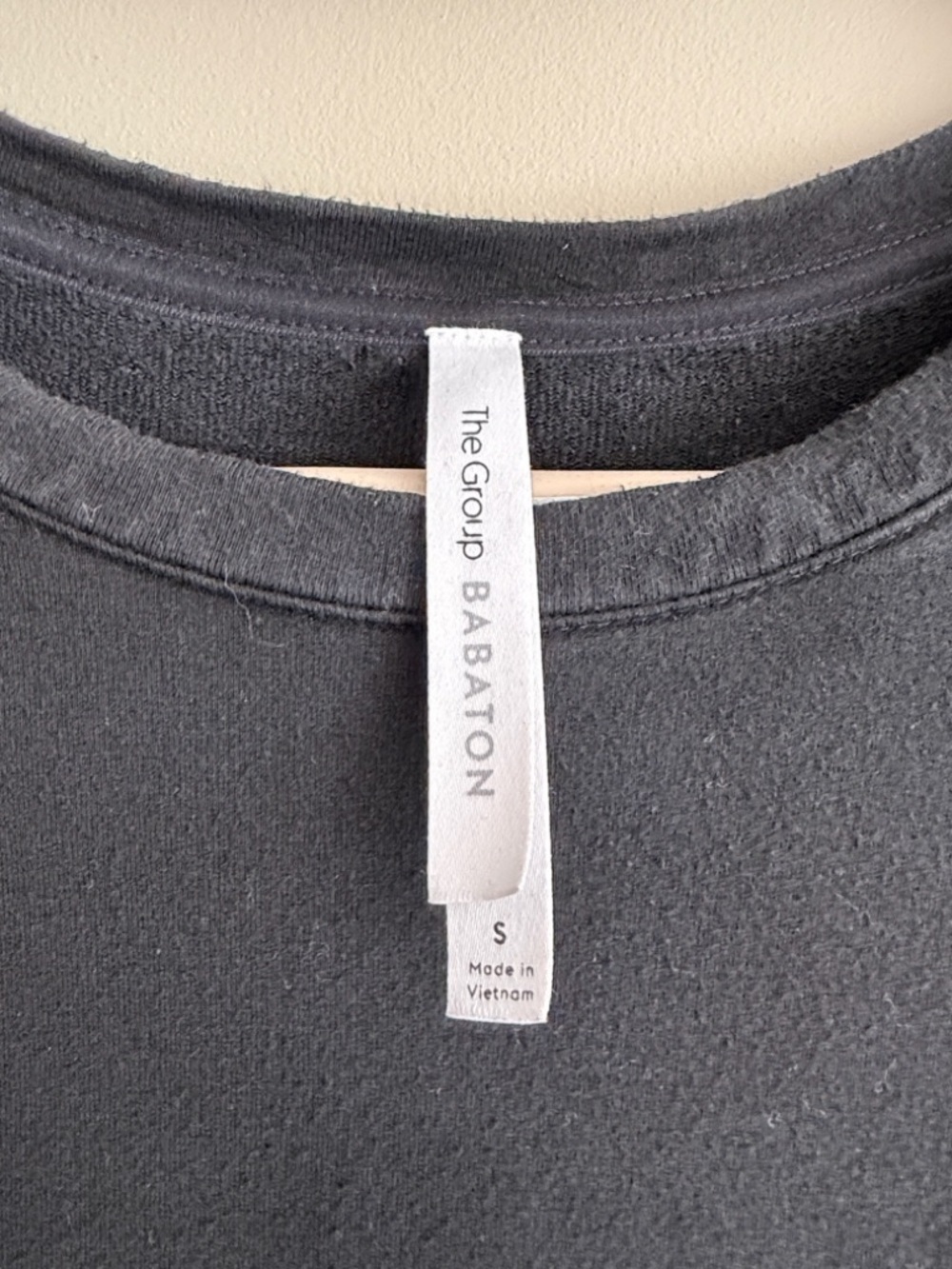 Babaton Black Crewneck Pullover size small free w/ bundle purchase - Picture 2 of 7